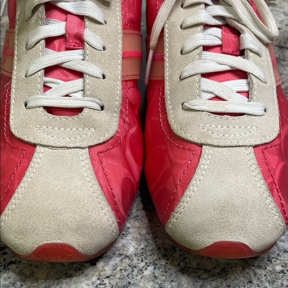 COACH Meredith Sneakers Womens 9.5 Pink Sneakers - Picture 9 of 12